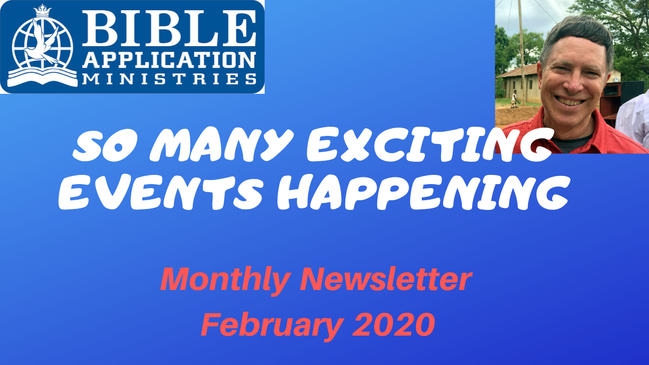 BAM Monthly Newsletter- February 2020