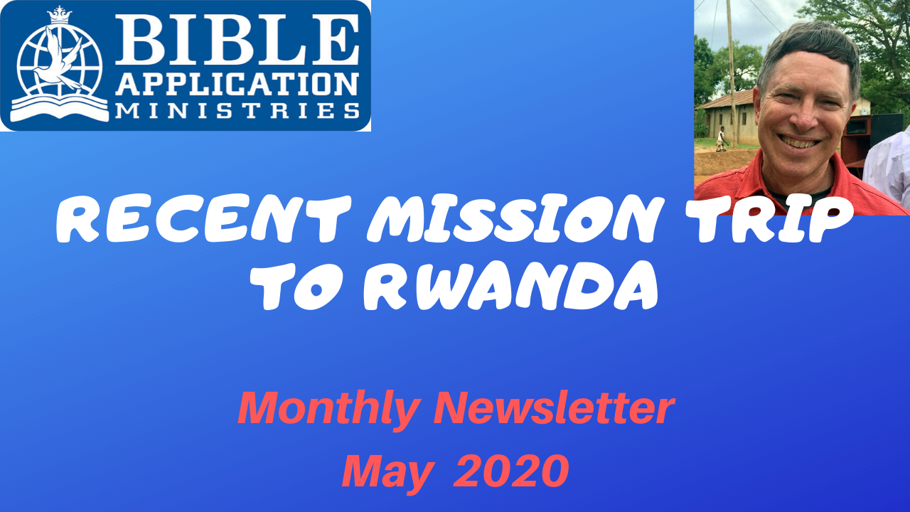 BAM Monthly Newsletter- May 2020
